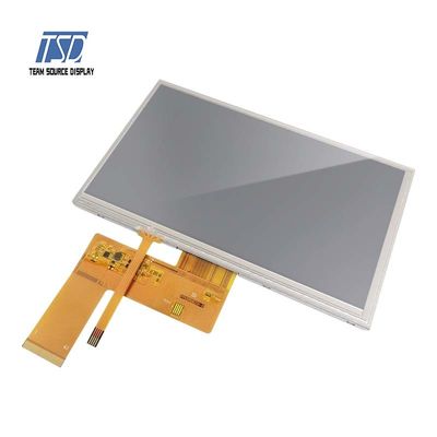 صفحه نمایش ال سی دی TFT با رزولوشن 7 اینچی 800x480 رابط RGB با پنل لمسی مقاومتی